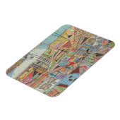 Moderne kaart van New York I Magneet (Linkerzijde)