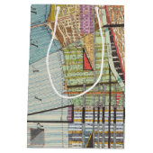 Moderne kaart van New York I Medium Cadeauzakje (Achterkant)