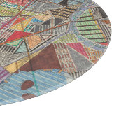 Moderne kaart van New York I Snijplank (Hoek)