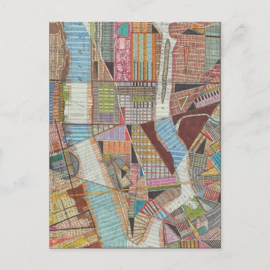 Moderne kaart van New York II (Voorkant)