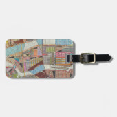 Moderne kaart van New York II Bagagelabel (Voorkant horizontaal)