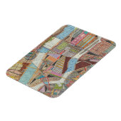 Moderne kaart van New York II Magneet (Linkerzijde)