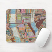 Moderne kaart van New York II Muismat (Met muis)