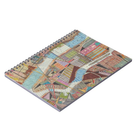 Moderne kaart van New York II Notitieboek (Linkerzijde)