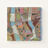 Moderne kaart van New York II Notitieboek (Achterkant)