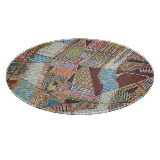 Moderne kaart van New York II Snijplank (Hoek)