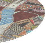 Moderne kaart van New York II Snijplank (Hoek)