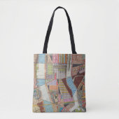 Moderne kaart van New York II Tote Bag (Voorkant)