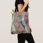Moderne kaart van New York II Tote Bag (Dichtbij)