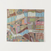 Moderne kaart van New York II Wandkleed (Voorkant (horizontaal))