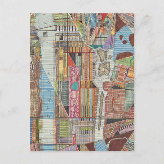 Moderne kaart van New York III (Voorkant)