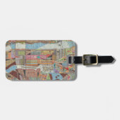 Moderne kaart van New York III Bagagelabel (Voorkant horizontaal)