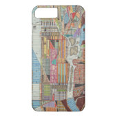 Moderne kaart van New York III Case-Mate iPhone Case (Achterkant)