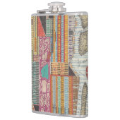 Moderne kaart van New York III Heupfles (Links)