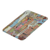 Moderne kaart van New York III Magneet (Linkerzijde)