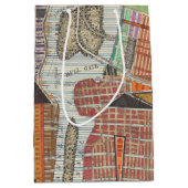 Moderne kaart van New York III Medium Cadeauzakje (Voorkant)