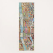 Moderne kaart van New York III Yogamat (Voorkant)