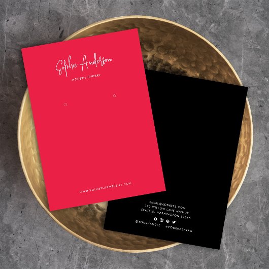 Moderne Kaart voor aangepaste tekenkleuren in scri