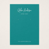 Moderne Kaart voor aangepaste tekenkleuren in scri (Voorkant)