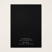 Moderne Kaart voor aangepaste tekenkleuren in scri (Achterkant)