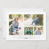 Moderne Kaart voor bekendmaking van Afstuderen-ove (Achterkant)