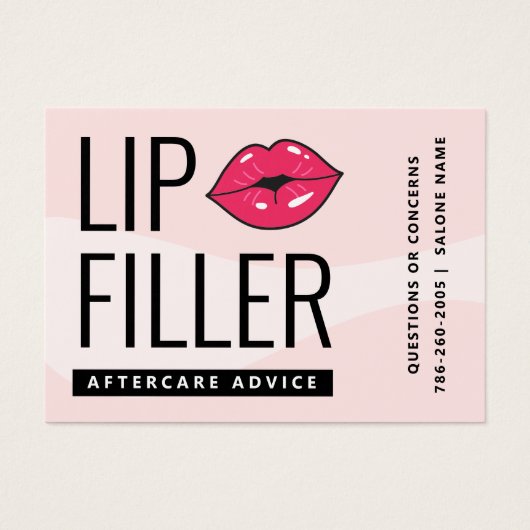 Moderne Kaart voor de nazorginstructies voor de vu (Voorkant)