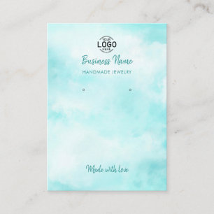 Moderne Kaart voor een blauwe hemelbedekking Visitekaartje