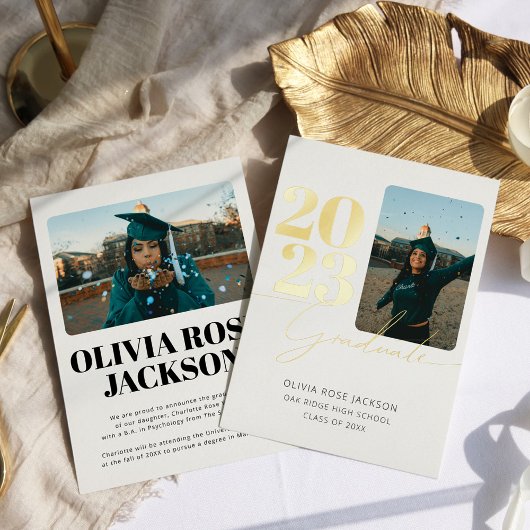 Moderne Kaart voor Folie van script- en fotoAfstud