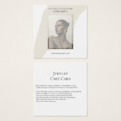 Moderne Kaart voor foto-artisanale juwelen (Voorkant /achterkant)