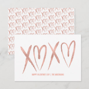 Moderne Kaart voor Gold Classroom Valentijn in geb