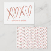 Moderne Kaart voor Gold Classroom Valentijn in geb Notitiekaartje (Voorkant / Achterkant)