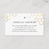 Moderne Kaart voor Gulden Bee Display Shower-behui (Voorkant)