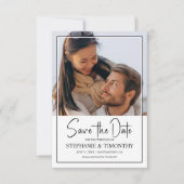 Moderne Kaart voor het opslaan van de datum van de (Voorkant)