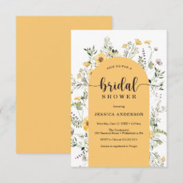 Moderne Kaart voor het uitnodigen van een bloem