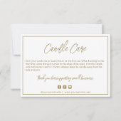 Moderne Kaart voor kaarszorg (Voorkant)