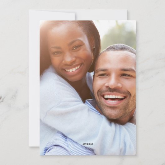 Moderne Kaart voor Kerstmis met foto's - Mauve Roo (Achterkant)