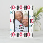 Moderne Kaart voor kerstmis - Scandinavian Doodles (Staand voorkant)