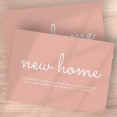 Moderne Kaart voor nieuwe thuisbekendmaking