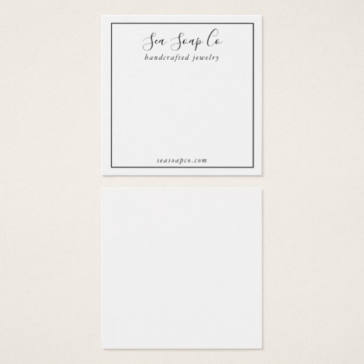 Moderne Kaart voor oorscherm (Voorkant /achterkant)