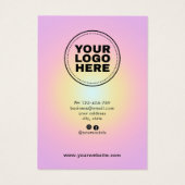 Moderne Kaart voor oorscherm (Achterkant)