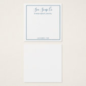 Moderne Kaart voor oorscherm (Voorkant /achterkant)