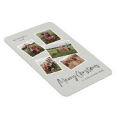 Moderne Kaart voor prettige kerstfeestdagen met fo Magneet (Rechterzijde)