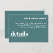 Moderne Kaart voor retro-behuizing (Voorkant / Achterkant)