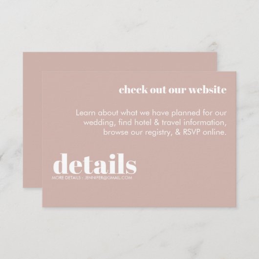 Moderne Kaart voor retro-behuizing (Voorkant / Achterkant)