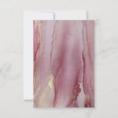 Moderne Kaart voor troebele roze roze reuzenriSVP (Achterkant)