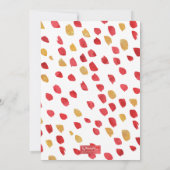 Moderne Kaart voor vredes- en liefdesfotofeestdag (Achterkant)