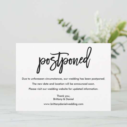 Moderne Kaart voor weddenschappen met uitgestelde (Staand voorkant)