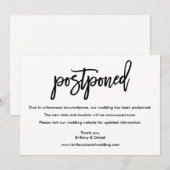 Moderne Kaart voor weddenschappen met uitgestelde  (Voorkant / Achterkant)