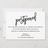 Moderne Kaart voor weduwschap uitgesteld door pens (Voorkant)