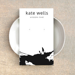 Moderne Kaart voor wit zwart platform met oormerk